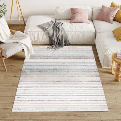 Obrázok produktu pre Koberec Obývačka Spálňa Moderný dizajn Shaggy Vysoký vlas Dlhovlasý Farebný ÖKOTEX 200 x 300 cm