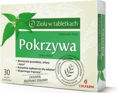 Produktbild von Brennnessel 30 Tabletten gesunde Haare und Nägel