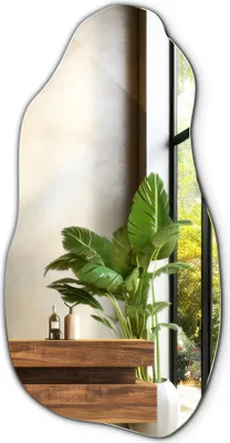 Produktbild von Nástenné zrkadlo Premium Loft - 50 cm x 100 cm - moderné - závesné - do kúpeľne - spálne - predsiene