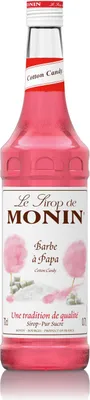 Immagine prodotto di Monin Sciroppo di zucchero filato 0,7L - Sciroppo per cocktail, frullati e caffè (1 confezione)