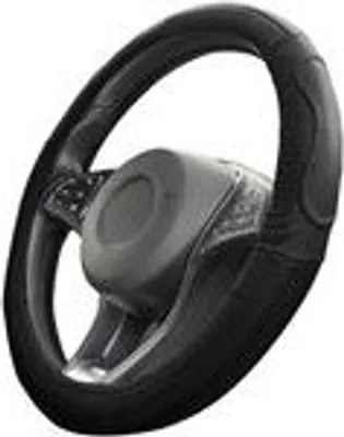 Produktbild von Lenkradbezug Schwarz 37-39 cm Lenkradschoner Leder Pkw Lenkradhülle