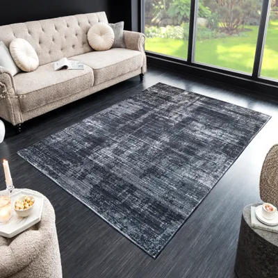 Produktbild von riess-ambiente Moderner Teppich SOFT TOUCH 230x160cm grau Kurzflor Indoor-Teppich