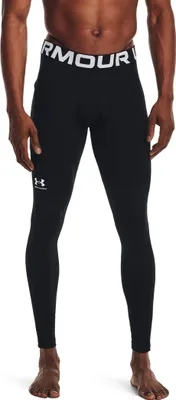 Produktbild von Under Armour ColdGear Compression Leggings für Herren, Enge Leggings, Männlich, Schwarz, Erwachsener, Black / White, Einfarbig