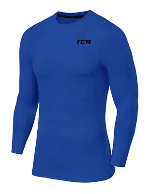 Produktbild von TCA Herren Langarm Kompressionsshirt mit Thermo Funktion - Leuchtend Blau, S