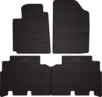Immagine prodotto di Tappetini auto in gomma adatto per Toyota Yaris Verso (1999-2005, monovolume) neri, set 4 pz, con fissaggi