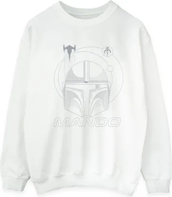 Produktbild von Star Wars - "The Mandalorian" Sweatshirt für Herren BI46690 (XXL) (Weiß)