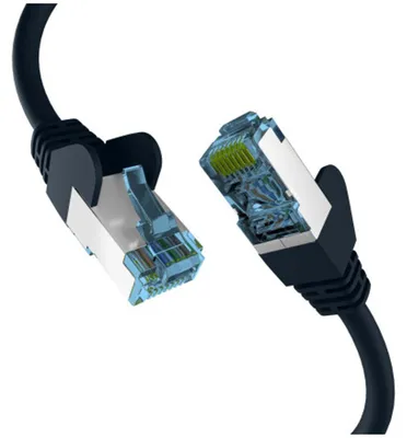 Immagine prodotto di EFB RJ45 PATCHKABEL con CAT7 ROHKABEL SCHWARZ 0,25m