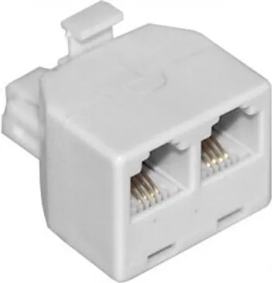 Produktbild von ISDN-T-Adapter RJ11/RJ14-Stecker (6P4C) > 2x RJ11/RJ14-Buchse (6P4C)