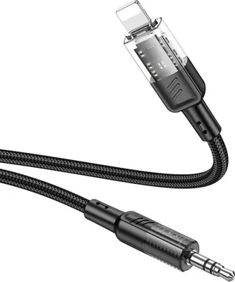Immagine prodotto di Cavo AUX Jack 3,5 mm a Lightning Hoco 1,2 m UPA27 nero