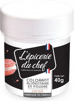 Produktbild von Lebensmittelfarbe Pulver 40 g - Koralle