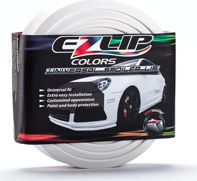 Image de ORIGINAL EZ-LIP Color Spoiler Lèvre de spoiler avant Spoiler arrière en blanc