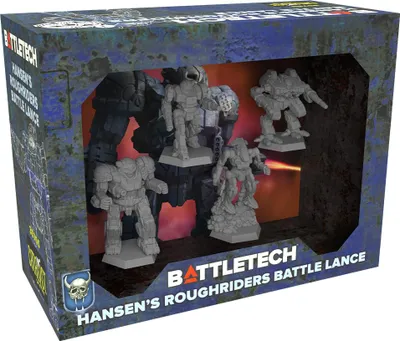 Zdjęcie produktu dla BattleTech Hansen's Roughriders Battle Lance - Gra figurkowa - Akcesoria - Edycja ENG