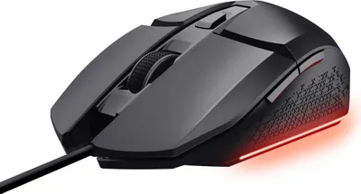 Produktbild von Trust Gaming Maus GXT 109 Felox, Schwarz, 150 cm USB-Kabel, 200-6400 DPI, 6 programmierbare Tasten, mehrfarbige LED-Beleuchtung, integrierte Software