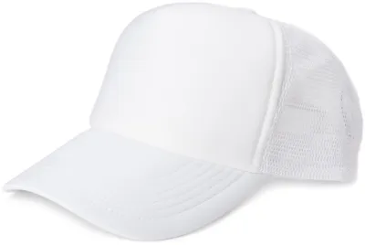 Produktbild von styleBREAKER Uni 5-Panel Trucker Cap mit Mesh-Einsatz | verstellbares Basecap mit Click Snap Verschluss | luftiges Netz Cap für Damen und Herren