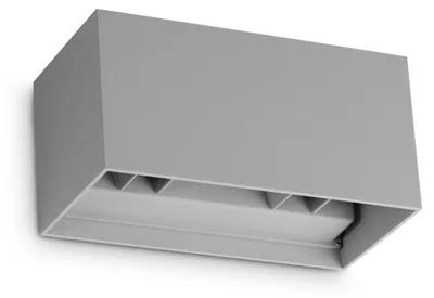 Produktbild von Ideal Lux LED-Außenwandleuchte 3000K grau IP54 ATOM 366883