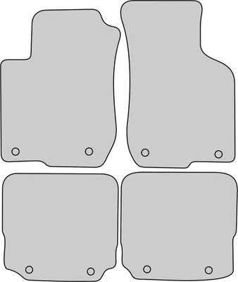 Produktbild von Luxus Fußmatten für Audi A3 8L ab Bj. 1996-2003