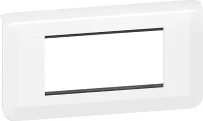 Image de Support et plaque double Mosaic, LEGRAND, blanche