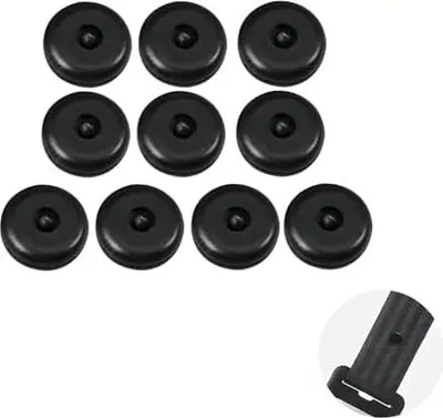 Produktbild von 10er Set SicherheitsgurtStopper in Schwarz robust und langlebig Autogurt-Schnallenhalter, rutschfeste Anschnallhilfe LKW Universal Gurtstopper Knopf, für Auto, SUV, AQDK1007