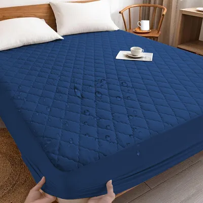 Imagen del producto de Protector impermeable para colchón de 180 x 200 cm - Sábana ajustable transpirable y silenciosa