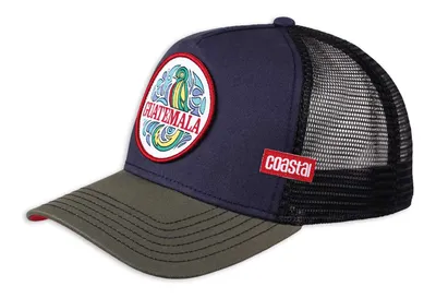 Produktbild von Coastal Trucker Cap HFT Guatemala Navy/Olive/Black