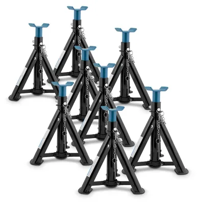 Produktbild von Bituxx 4 Paar Unterstellböcke 2000 kg Schwarz / Blau MS-20101
