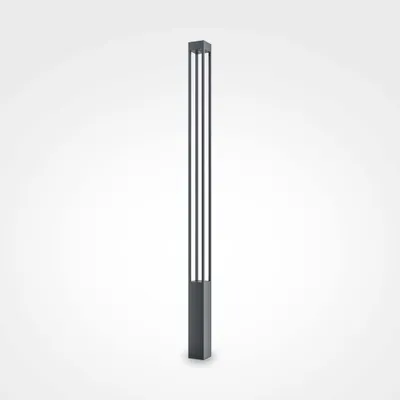 Immagine prodotto di Lampada da terra a LED, luce per esterni, grafite, metallo, IP65, H 200 cm