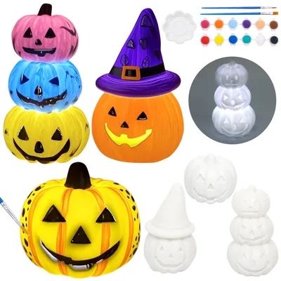 Zdjęcie produktu dla Zestaw do malowania na Halloween z motywami ducha i dyni