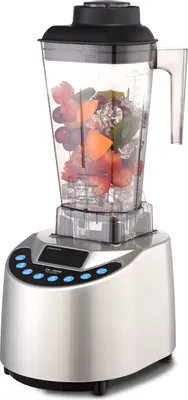 Image de mixeur sur socle 2200W Processeur d'aliments Hachoir multifonctions pour shakes Broyage Viande hachée Ménage commercial