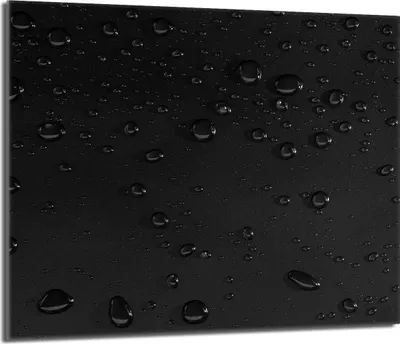 Obrázek produktu pro Krycí deska sporáku 60x52 keramický kryt varné desky splashback skleněná deska deco prkénko na krájení, kapka černá