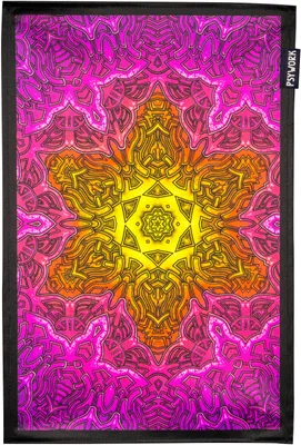 Produktbild von PSYWORK Schwarzlicht Stoffposter Neon "Shining Star", 30x45cm