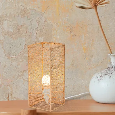 Zdjęcie produktu dla Lampa stołowa w stylu boho Lampka nocna Ariana