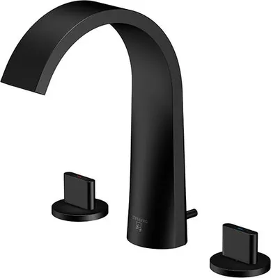 Immagine prodotto di Steinberg Série 280, robinetterie de lavabo, 3 trous, avec vidage, saillie 155mm, 2802000S, 2802000S