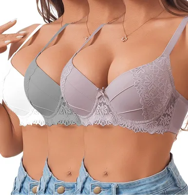 Productafbeelding van Currero BH Set Witte Bonenpasta Zilvergrijs 85D