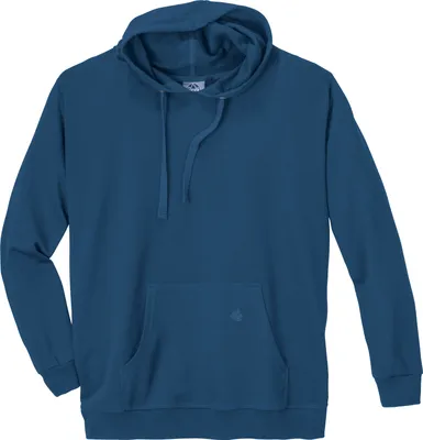 Produktbild von Basic Kapuzen-Sweatshirt Ahorn stahlblau Übergröße