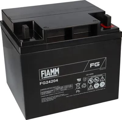 Zdjęcie produktu dla Akumulator kwasowo-ołowiowy Fiamm FG24204 12V 42Ah Pb Złącze śrubowe M6