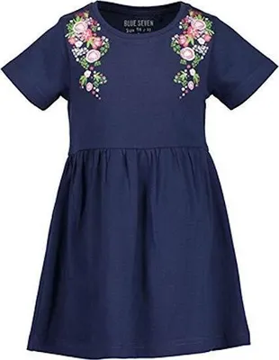 Produktbild von Blue Seven Kleid Baumwolle blau Blumen 92