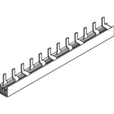 Produktbild von POLLMANN Phasenschiene 3ph 17,8mm 1000mm 10qmm 63A Stift