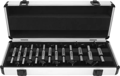 Produktbild von PAULIMOT Profi-Hartmetall-Forstnerbohrer-Set 13-teilig
