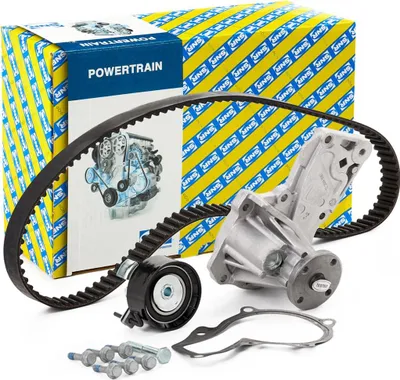 Produktbild von SNR KDP452.280 Zahnriemensatz + Wasserpumpe für FORD Fiesta Mk6 Schrägheck (JA8, JR8) FOCUS III Turnier Fiesta Mk5 Schrägheck (JH1, JD1, JH3, JD3)