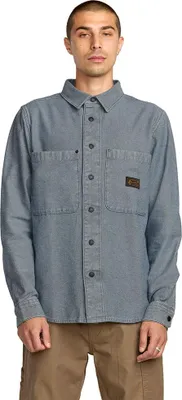 Produktbild von Volcom Levelstone Langarmhemd Grau L Mann Grau L