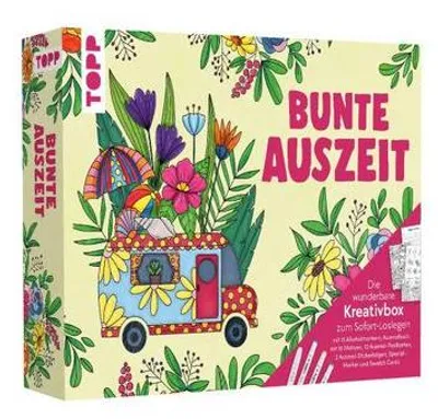 Zdjęcie produktu dla "Bunte Auszeit" - Wspaniały zestaw kreatywny. Zestaw do kolorowania z markerami