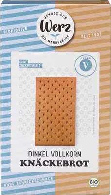 Produktbild von Werz Dinkel Knäckebrot Vollkorn -  - 150g