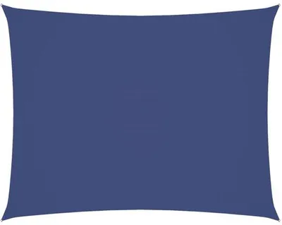 Immagine prodotto di Telo ombreggiante rettangolare - 2,5 x 4 m - Blu - Telo Oxford impermeabile - Resistente ai raggi UV - Telo ombreggiante con corde