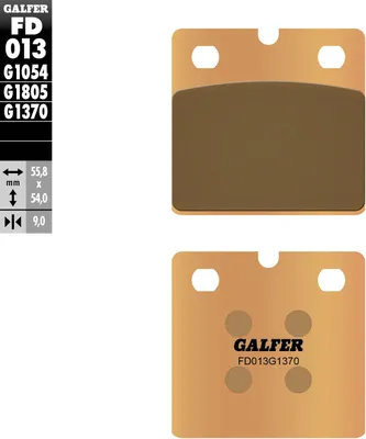 Produktbild von Bremsbeläge Kh18 Gesintert Metallic (Gold) Strasse Für Bmw