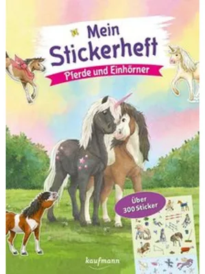 Immagine prodotto di Mein Stickerheft - Pferde und Einhörner