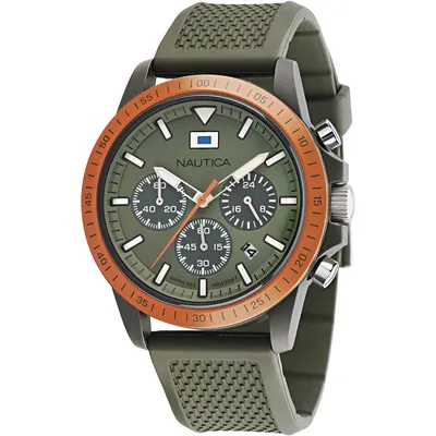 Obrázok produktu pre Chronograf Nautica čierny   Kolekcia NAUTICA ONE ECO – pánsky