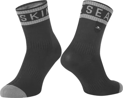 Produktbild von Sealskinz Socken Mautby schwarz/grau, Gr. XL