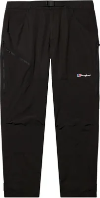 Schwarze Trekkinghose "Fast Hike Pant" von Berghaus mit seitlichen Taschen und elastischem Bund.