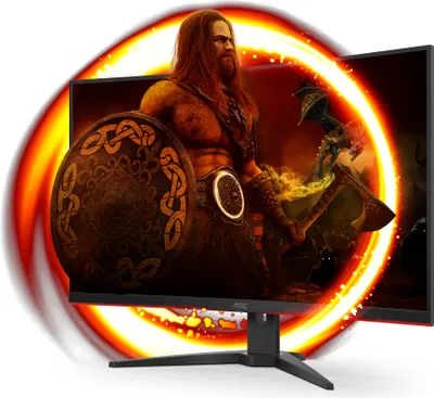 Produktbild von AOC 81,3cm (31,5") C32G2ZE/BK  16:09 2xHDMI+DP Curved