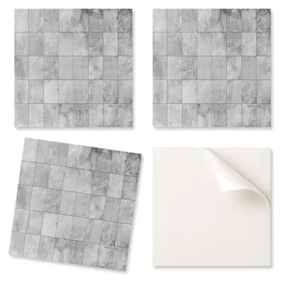 Immagine prodotto di Piastrelle in vinile autoadesive, con stampa, effetto mosaico, 20 x 20 x 20 cm